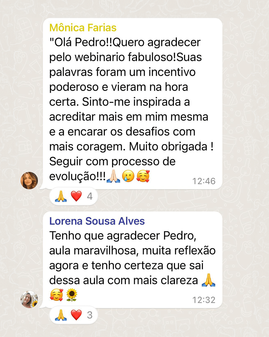 depoimentos 1